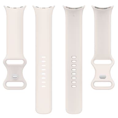Silikoniranneke naisille Valkoinen Google Pixel Watch
