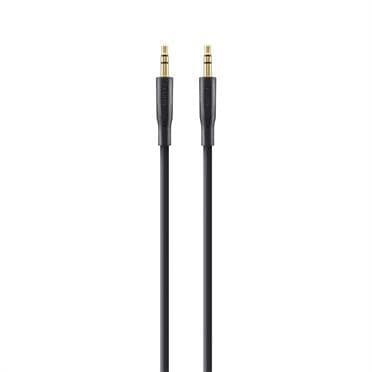 Audio 3,5 mm M / M kannettava, musta (2 m)