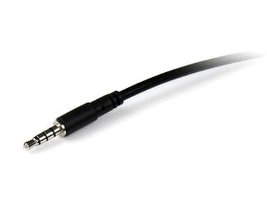 StarTech.com 1m 3.5mm/3.5mm, 3.5mm, Uros, 3.5mm, Naaras, 1 m, Musta