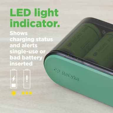 ReCyko Battery Charger Uni USB AA / AAA / C / D / 9V