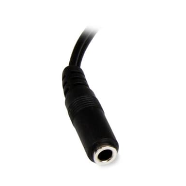StarTech.com 15 cm stereoaudiokabel - 3,5 mm hona till 2x RCA hane, 3,5mm, Hanko