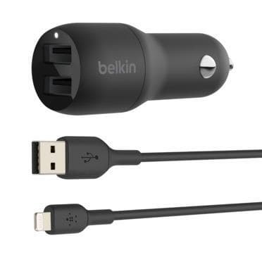 Belkin BOOST↑CHARGE, Auto, Tupakansytytin, 4,8 A, Musta