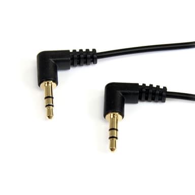 StarTech.com MU6MMS2RA, 3.5mm, Uros, 3.5mm, Uros, 1,8 m, Musta