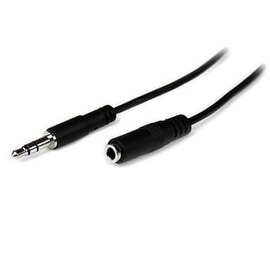 StarTech.com 1m 3.5mm, 3.5mm, Uros, 3.5mm, Naaras, 1 m, Musta