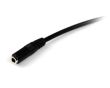 StarTech.com 1m 3.5mm/3.5mm, 3.5mm, Uros, 3.5mm, Naaras, 1 m, Musta
