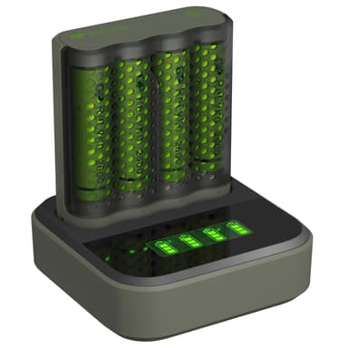 ReCyko 1st M451 Laturin USB-telakka D451 + 4xAA