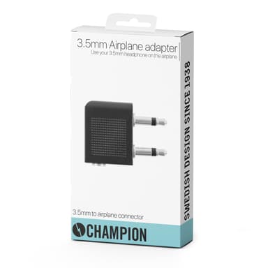 Champion 3,5 mm kuulokeliitäntä lentämiseen