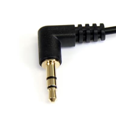 StarTech.com MU6MMS2RA, 3.5mm, Uros, 3.5mm, Uros, 1,8 m, Musta