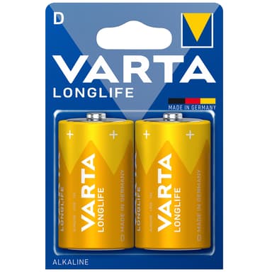 Longlife D / LR20 -akku, 2 kpl