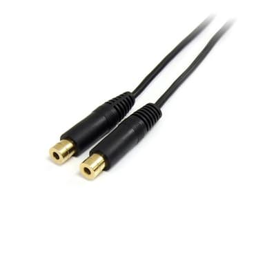 StarTech.com MUY1MFF, 3.5mm, Uros, 2 x 3.5mm, Naaras, 0,15 m, Musta