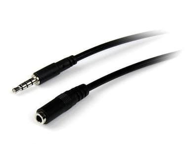 StarTech.com 1m 3.5mm/3.5mm, 3.5mm, Uros, 3.5mm, Naaras, 1 m, Musta