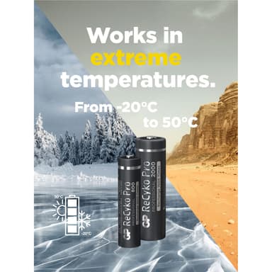 ReCyko Pro AAA -akut, 800mAh, 4 kpl