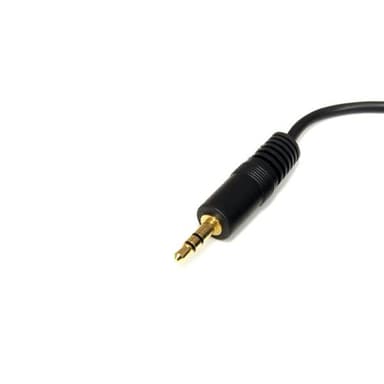 StarTech.com 6ft 3.5mm, 3.5mm, Uros, 3.5mm, Uros, 1,8 m, Musta