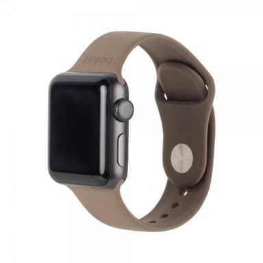 holdit Apple Watch 38/40/41mm Ranneke Silikoni Mocha Brown