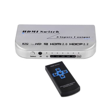 HDMI-kytkin 5 in 1 Out 4K   60Hz Hopea