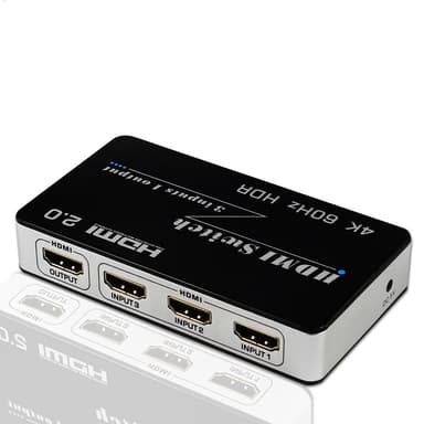 HDMI-kytkin 3 in 1 Out 4K / 2K   60Hz Musta