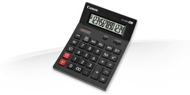Canon AS-2400, Työpöytä, Näyttölaskin, 14 lukua, Näyttön kallistus, Akku, Musta