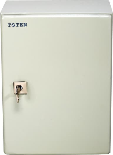 TOTEN  Lukittava seinäkaappi,  pohjassa kaapelireiät, 300x210x400mm