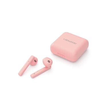 LEDWOOD  Kuuloke Hubble TWS  True Langaton In-Ear  Rosa Mic