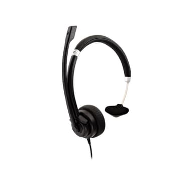 V7 HU411, Kabel, Kontor/callcenter, 31,5 - 20000 hz, 89 g, Headset, Svart