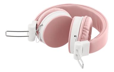 H300 Headphones with microphone, foldable, 3.5 mm, pink