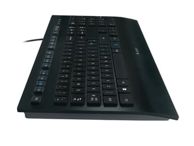 Logitech K280E Pro f/ Business, Täysikokoinen (100 %), Langallinen, USB, QWERTY, Musta