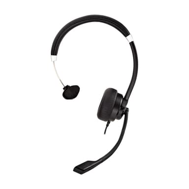 V7 HU411, Kabel, Kontor/callcenter, 31,5 - 20000 hz, 89 g, Headset, Svart