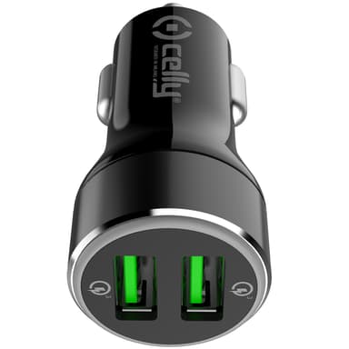 Celly Autolaturi 2xUSB QC3 Max 36W
