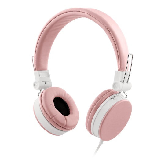 H300 Headphones with microphone, foldable, 3.5 mm, pink