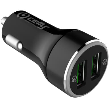 Celly Autolaturi 2xUSB QC3 Max 36W