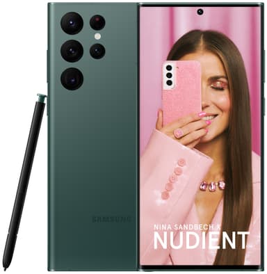 Samsung Galaxy S22 Ultra 5G älypuhelin 12/512 GB (vihreä)