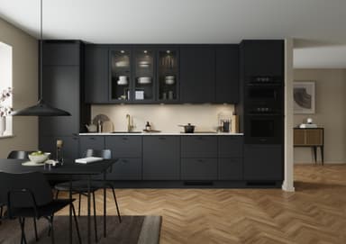 Epoq Trend ylälaatikon etuosa 60x35 keittiöön (Black)