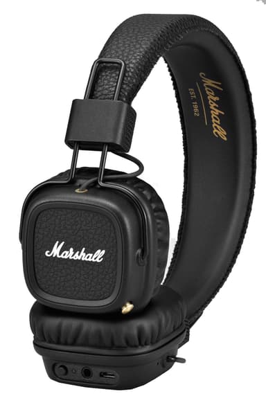Marshall Major II langattomat on-ear kuulokkeet (musta)
