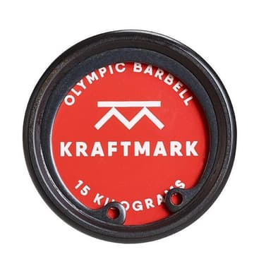 Kraftmark Kansainvälinen barbell 50 mm Cerakote CF Bar harmaa 15 kg