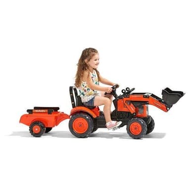 Falk Buormaajalla ja peräkärryllä FALK Kubota