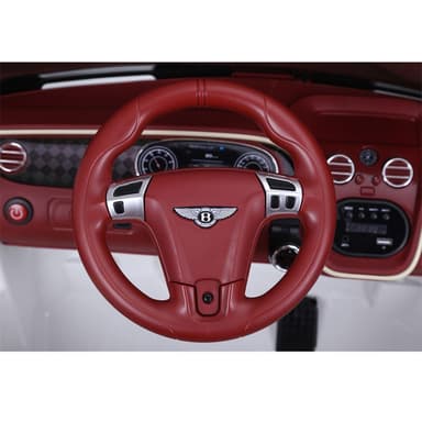 Nordic Play Speed Sähköauto Bentley 2 hengen,  2x6V, valkoinen, EVA-renkaat
