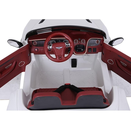 Nordic Play Speed Sähköauto Bentley 2 hengen,  2x6V, valkoinen, EVA-renkaat