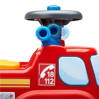 Falk Paloauto ride-on säilytystilalla, ratti ja äänitorvi