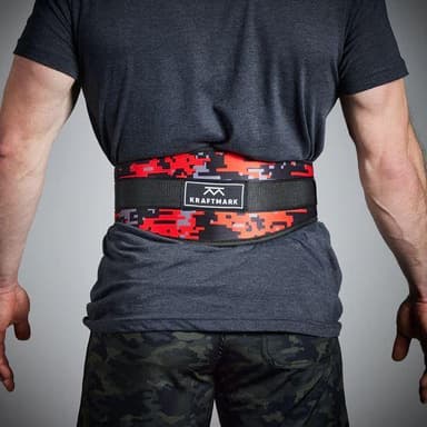 Kraftmark Kuntovyö punainen/harmaa camo