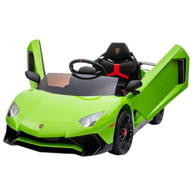 Nordic Play Speed Sähköauto Lamborghini Aventador, 12V, lime-vihreä