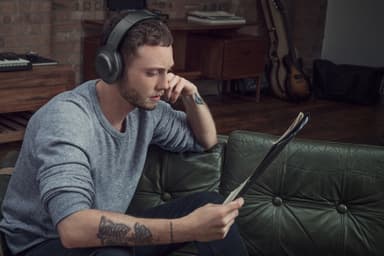 Sony MDR-100ABNB around-ear kuulokkeet (musta)