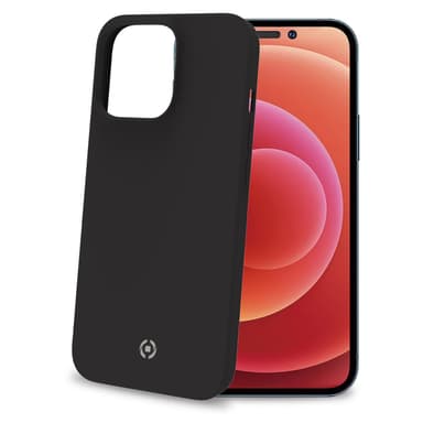 Celly Cromo Pehmeä kumikotelo iPhone 14 Pro Max Sv