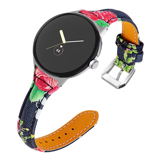 Kellon ranneke aitoa nahkaa Monivärinen Google Pixel Watch