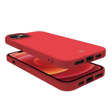 Celly Cromo pehmeä kumikotelo iPhone 14 Pro Red