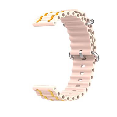 Kellon ranneke silikoni Vaaleanpunainen 22 mm