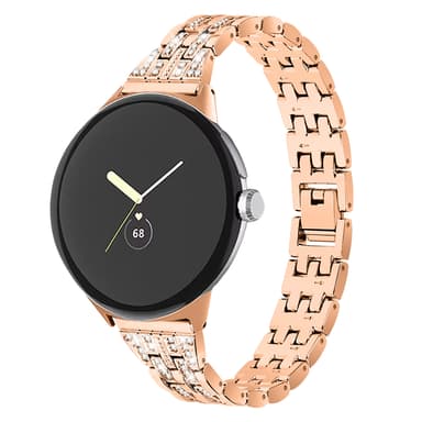 Bling-kellonauha Ruusukulta Google Pixel Watch