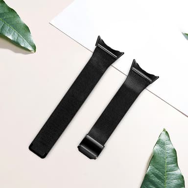 Kellon ranneke ruostumatonta terästä Musta Google Pixel Watch