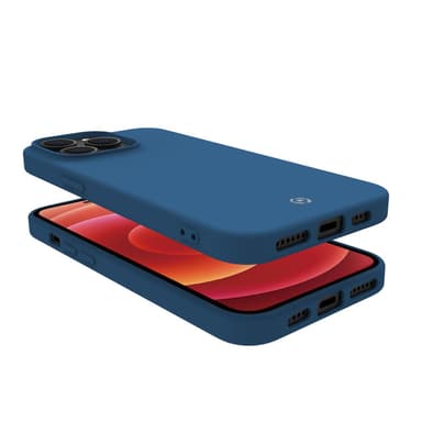 Celly Cromo Soft kumikotelo iPhone 14 Pro Blue