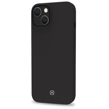 Celly Cromo pehmeä kumikotelo iPhone 14 musta