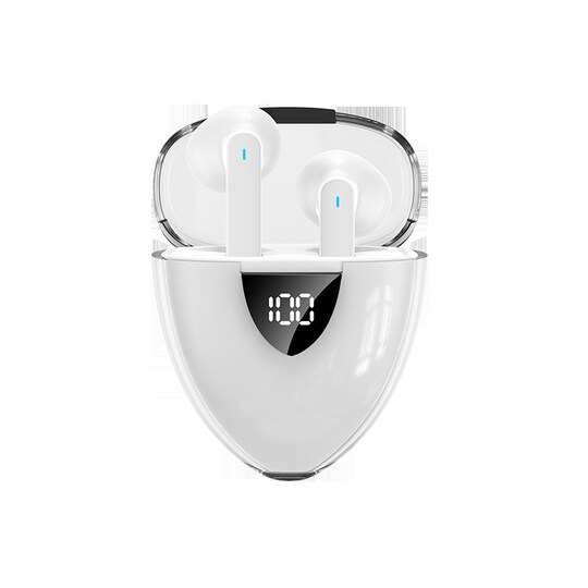 Melua vaimentavat langattomat kuulokkeet Bluetooth 5.3 RGB Valkoinen